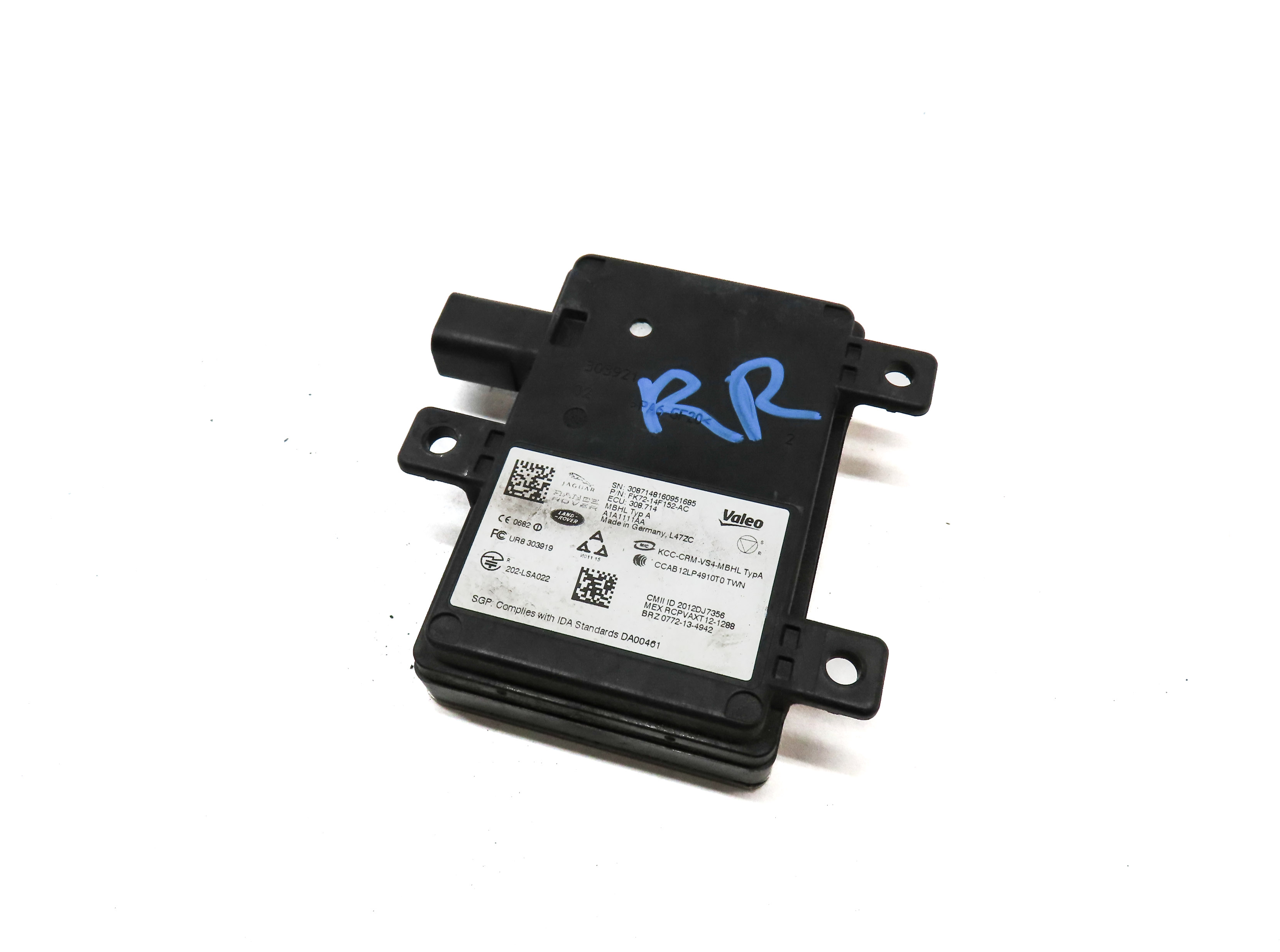 2016 LAND RANGE ROVER (L405) REAR RIGHT BLIND SPOT ASSIST RADAR SENSOR MODULE — exact item pictured
